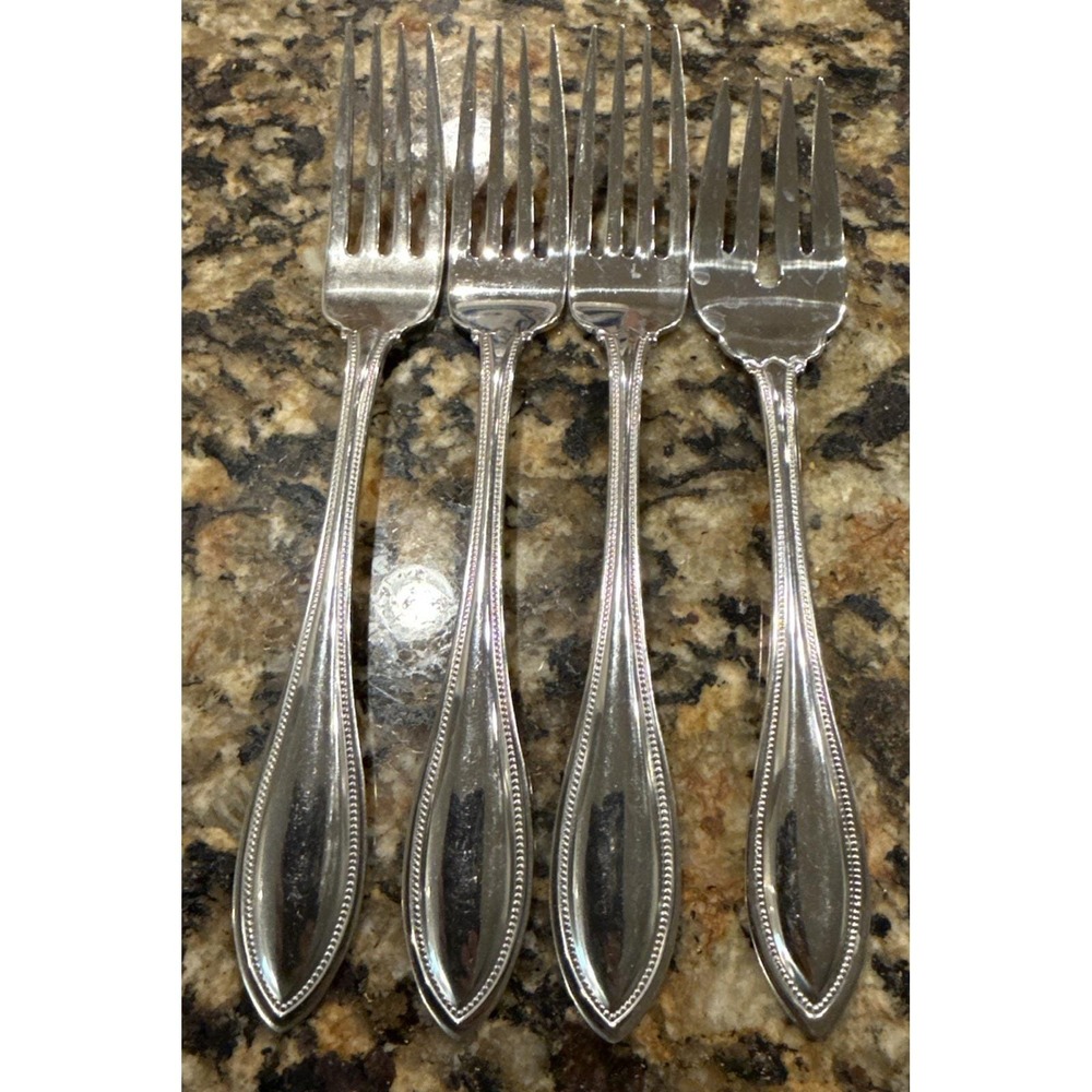 Oneida American Harmony Arbor 3 Dinner 1 Salad Forks Fork USA Flatware